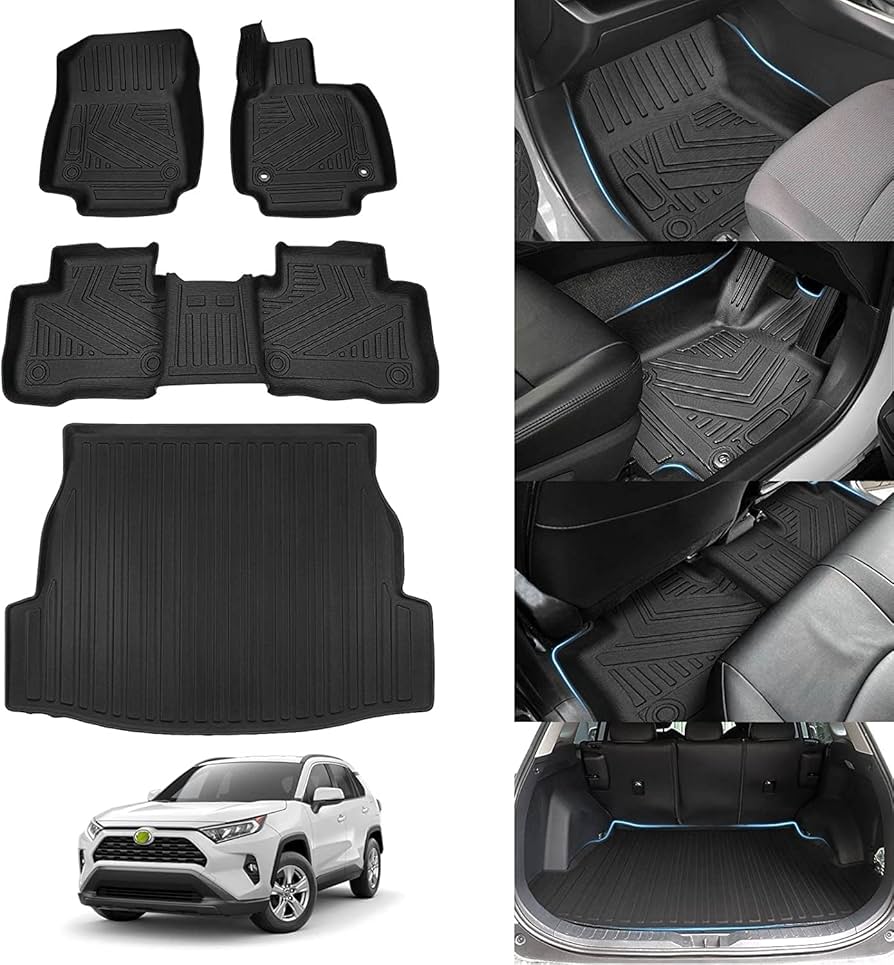 Amazon.co.jp: Jiooy トヨタ RAV4 フロアマット 防水 4点セット